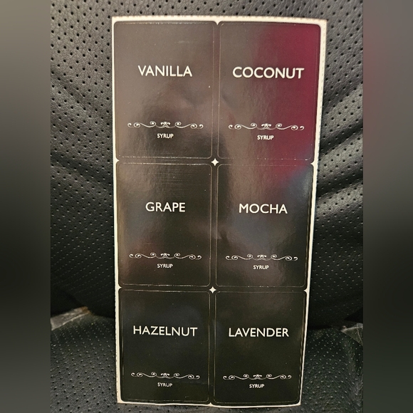 Syrup Label Stickers Set‎ - Picture 4 of 12
